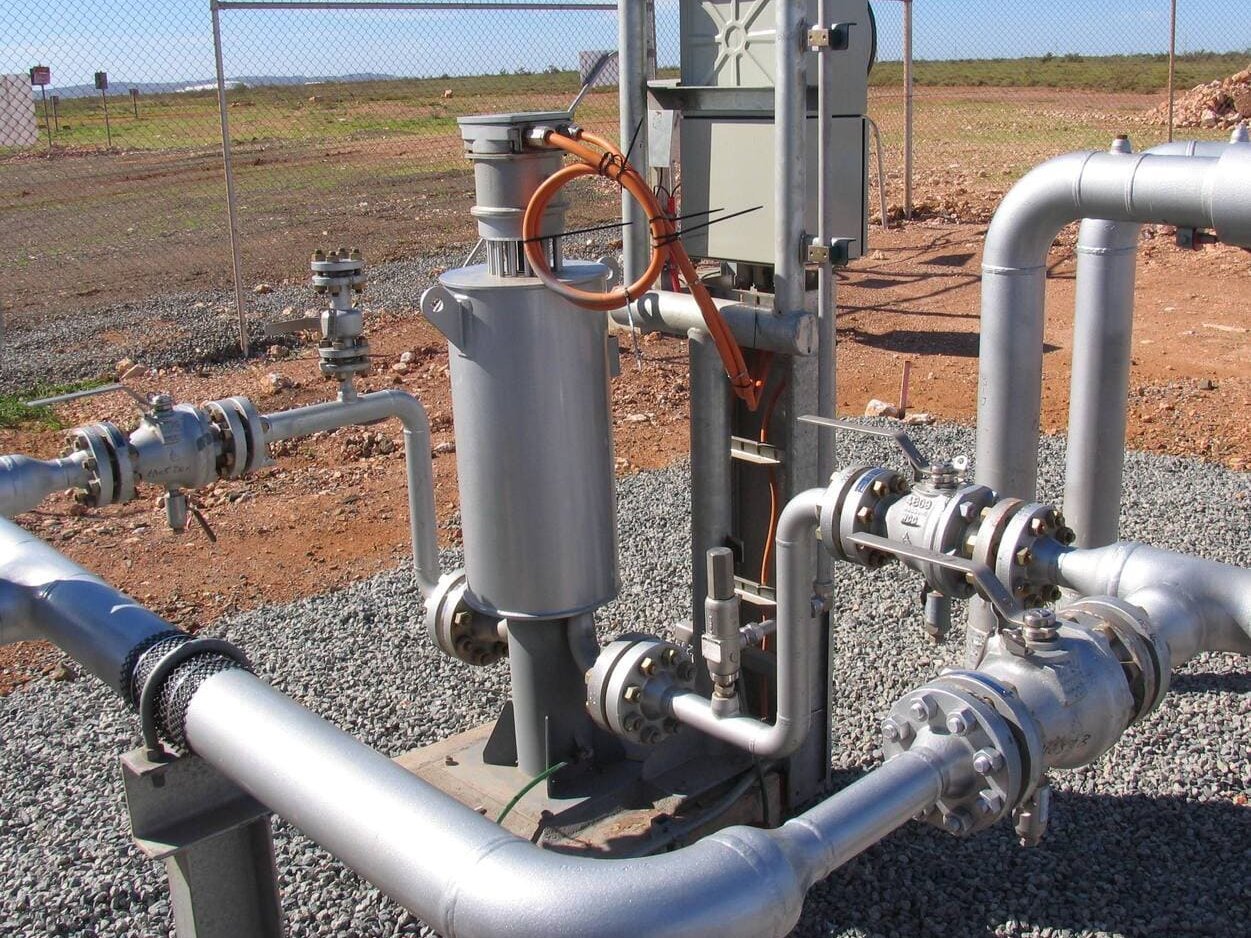 Gasvorwärmer mit Inline-Prozessanschluss